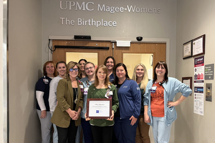 The Birthplace at UPMC designated Baby-Friendly for Excellence in Breastfeeding Support